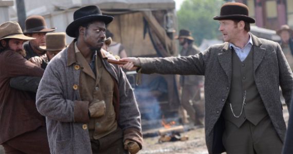 Dohn Norwood and Damian O'Hare in Hell on Wheels Searchers