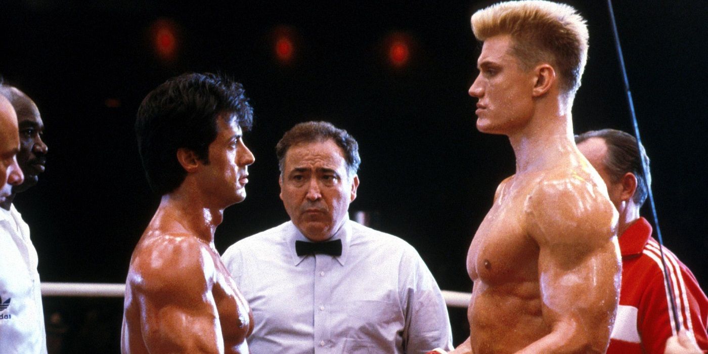 Rocky prepares to take on Drago in Rocky IV