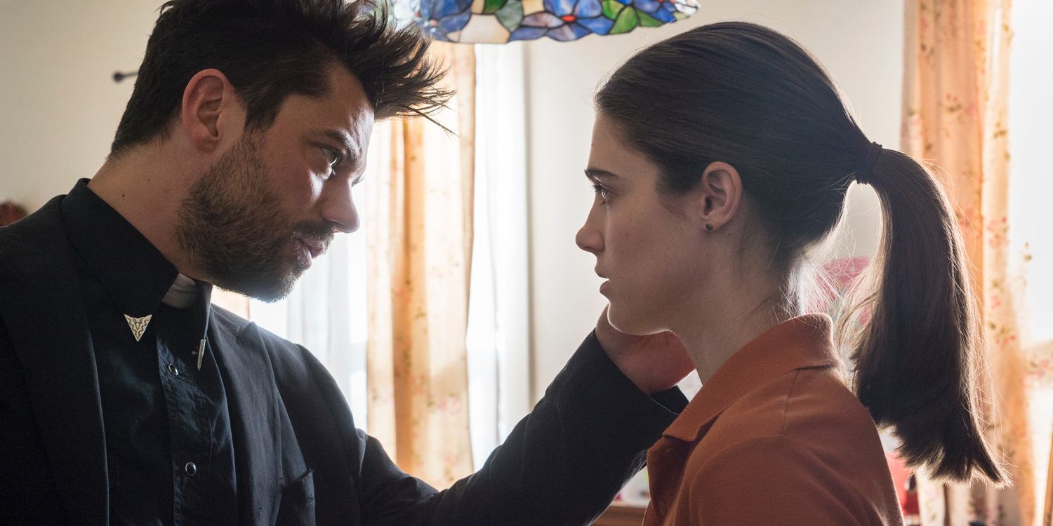 Dominic Cooper and Lucy Griffiths in Preacher Season 1 Episode 4