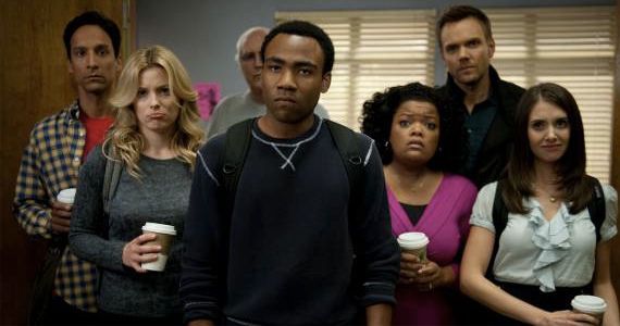 Donald Glover and the cast of Community