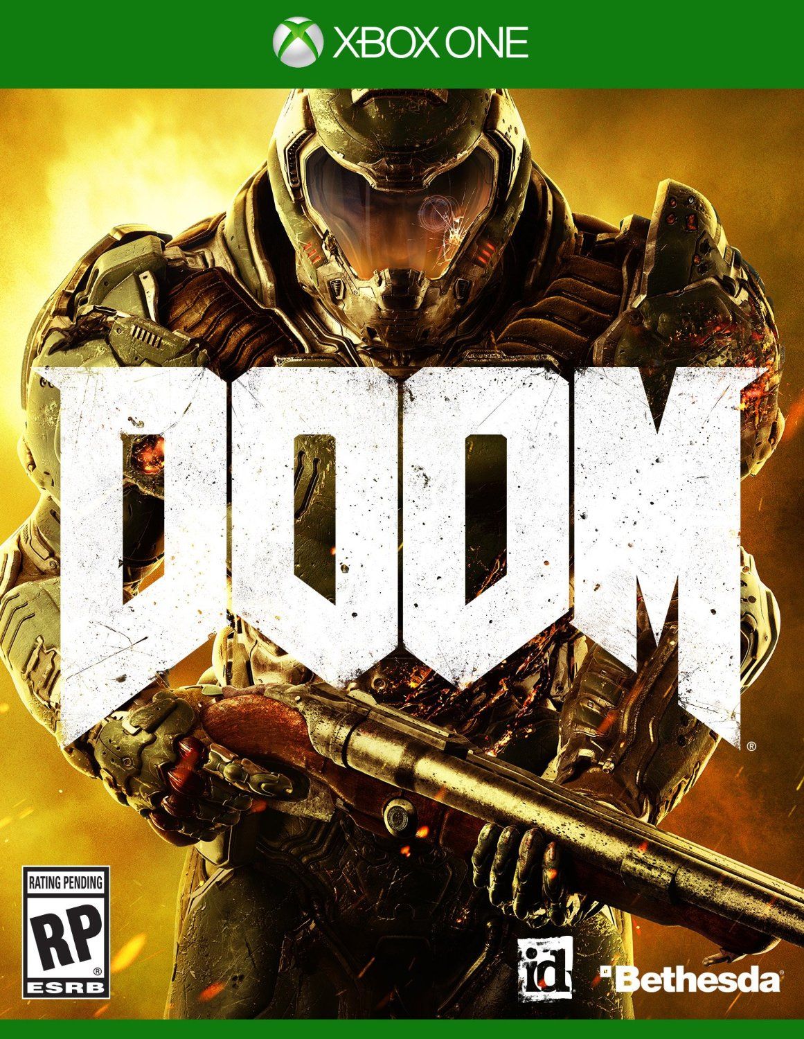 Doom 2016 Xbox One Cover Art
