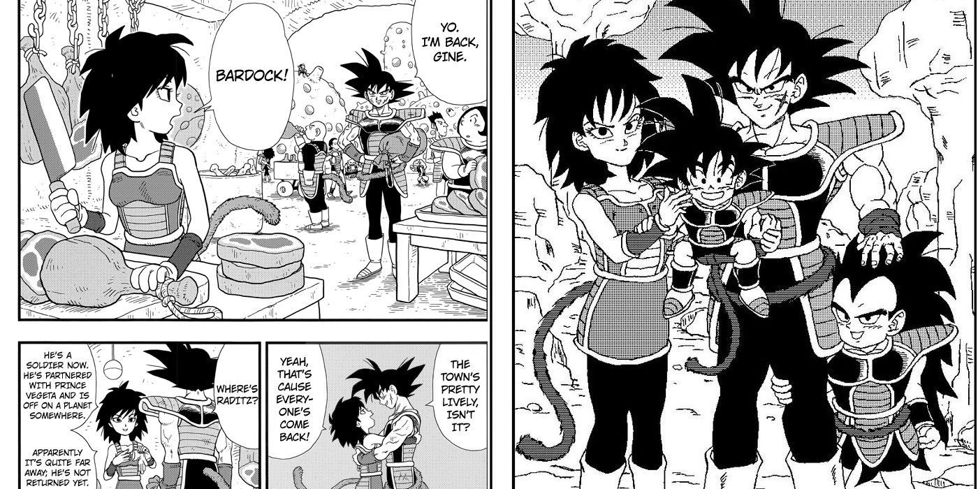 Dragon Ball Minus manga, Goku's mom Gine
