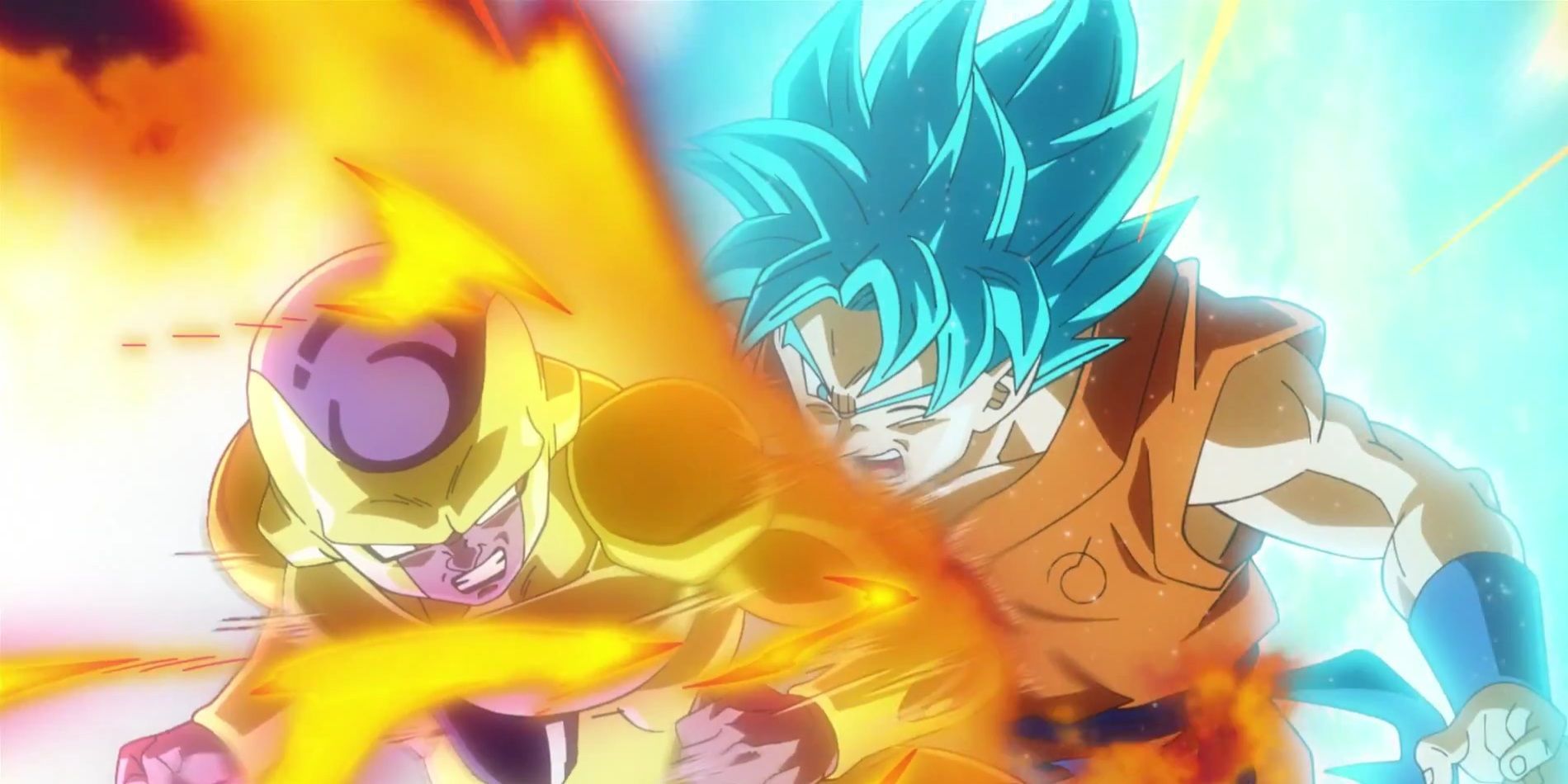 Golden Frieza vs Super Saiyan God Goku Dragon Ball Z Resurrection F