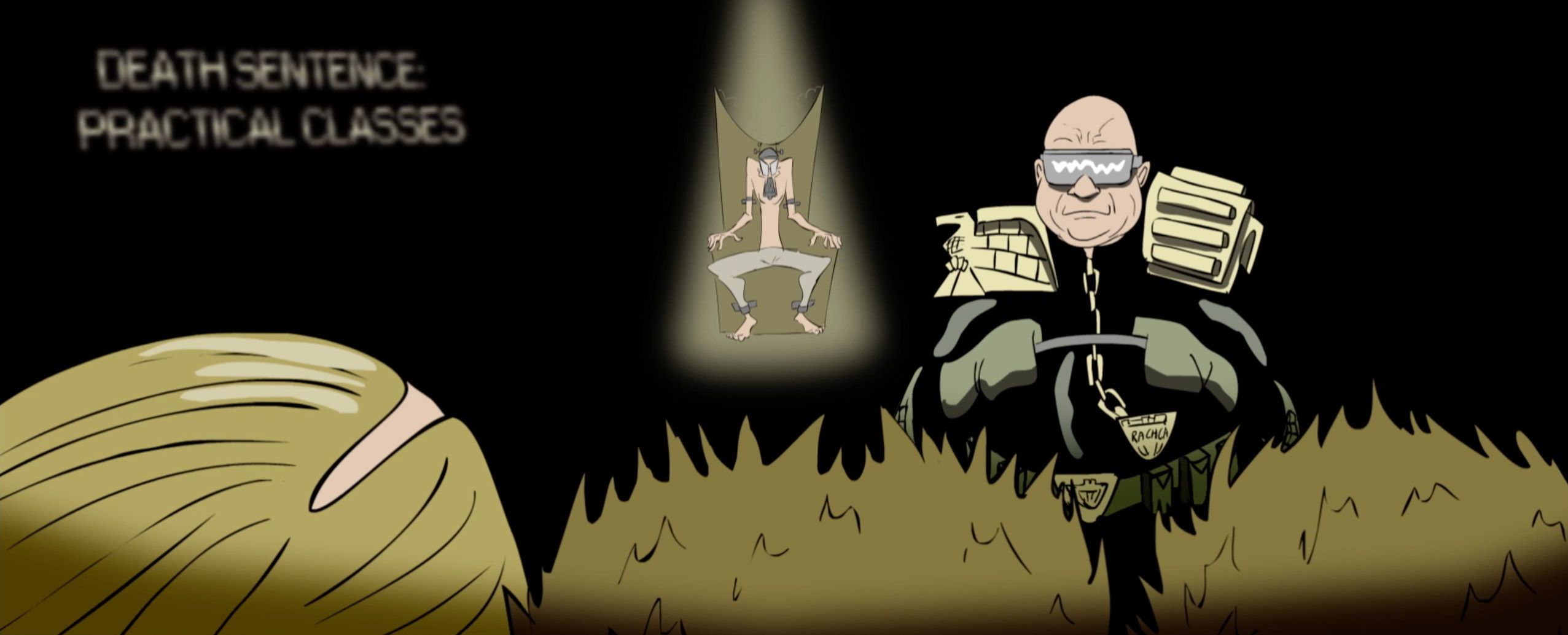 Dredd Miniseries - Superfiend- Judge Death Dad Execution