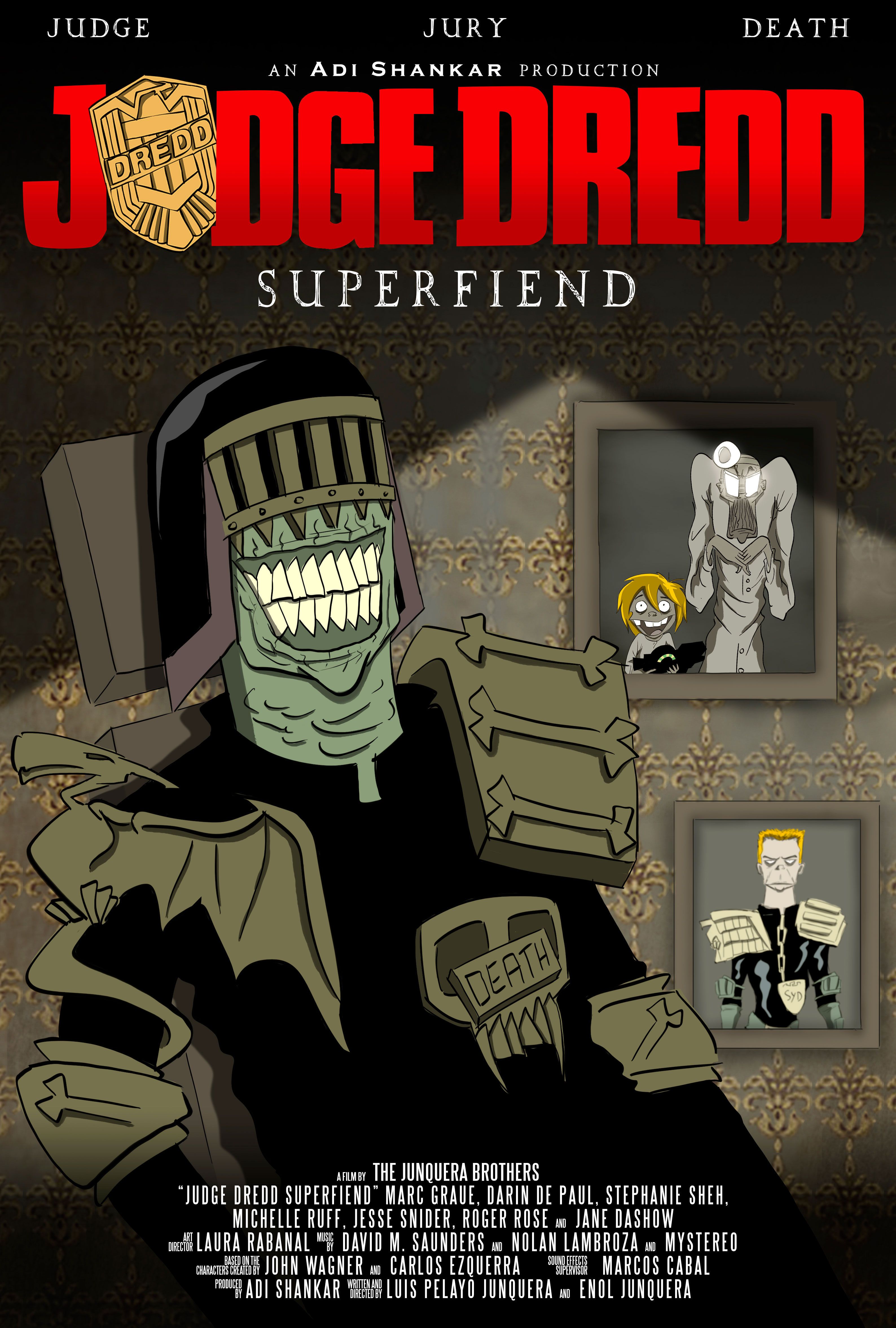 Dredd Miniseries 'Superfiend' Poster