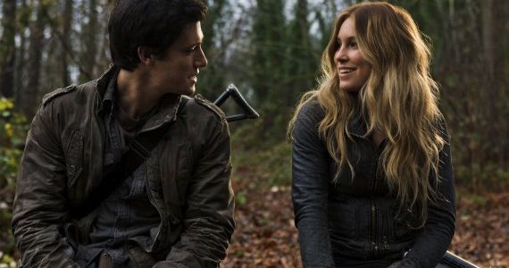Drew Roy and Sarah Carter Falling Skies Love and Other Acts of Courage