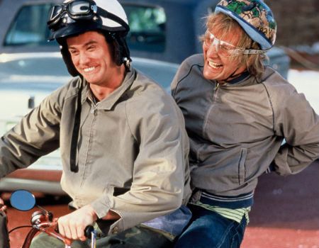 Jim Carry and Jeff Daniels in Dumb and Dumber