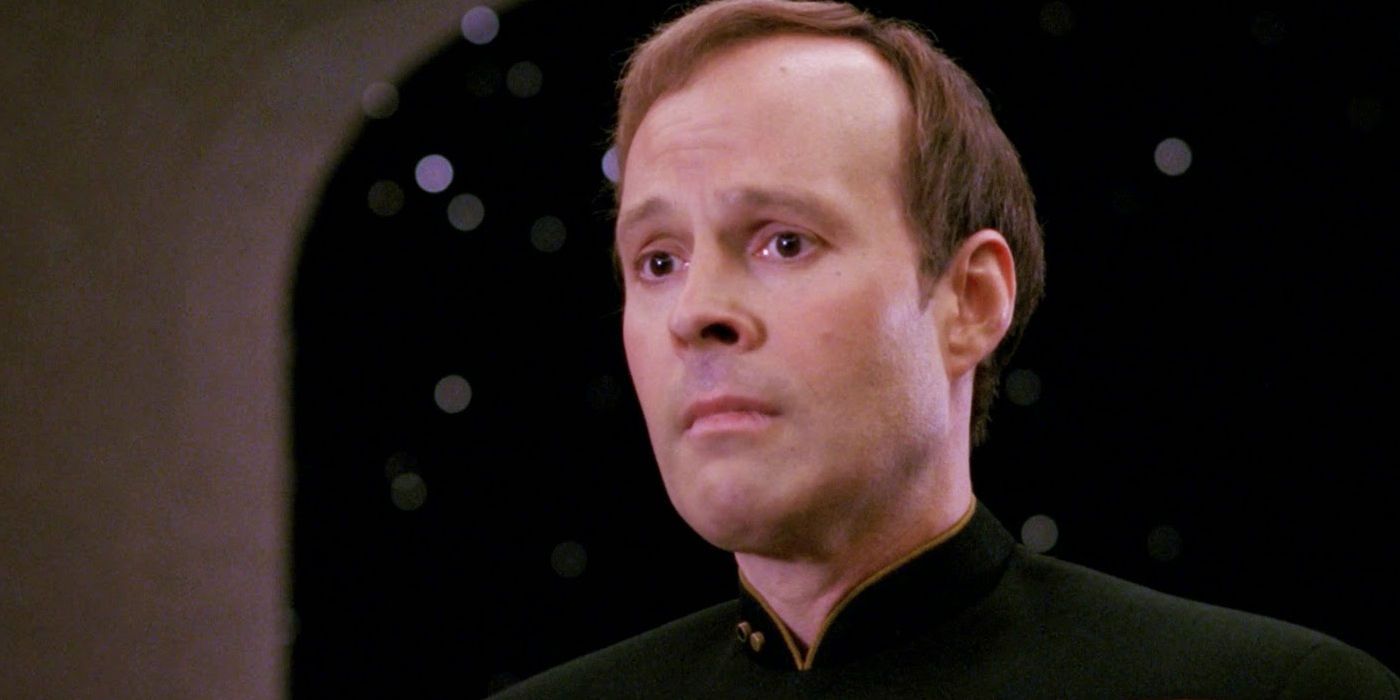Dwight Schultz as Barclay on Star Trek the Next Generation
