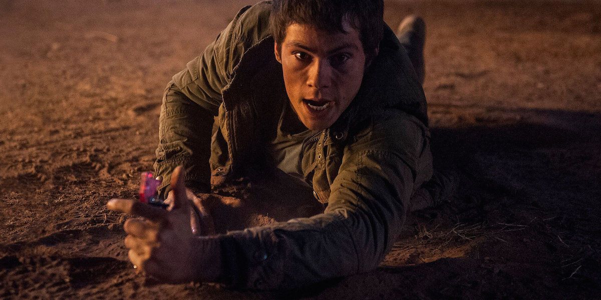 Dylan O'Brien as Thomas in Maze Runner: The Scorch Trials