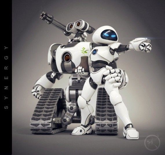 EVE and Wall-E Reimagined