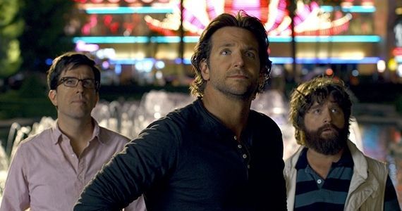 Ed Helms, Bradley Cooper and Zach Galifianakis in 'The Hangover Part III'
