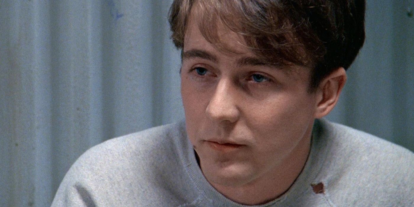 Edward Norton como Aaron Stampler em Primal Fear