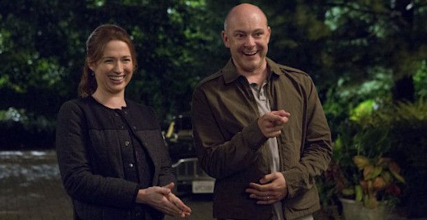 Ellie Kemper and Rob Corrdry in 'Sex Tape'
