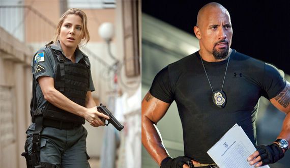 Elsa Pataky and Dwayne Johnson co-star in Fast Five