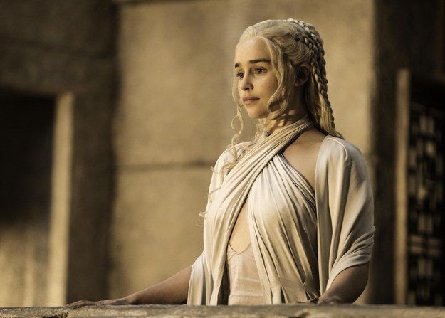 Emilia Clarke as Daenerys Targaryen in Game of Thrones S5