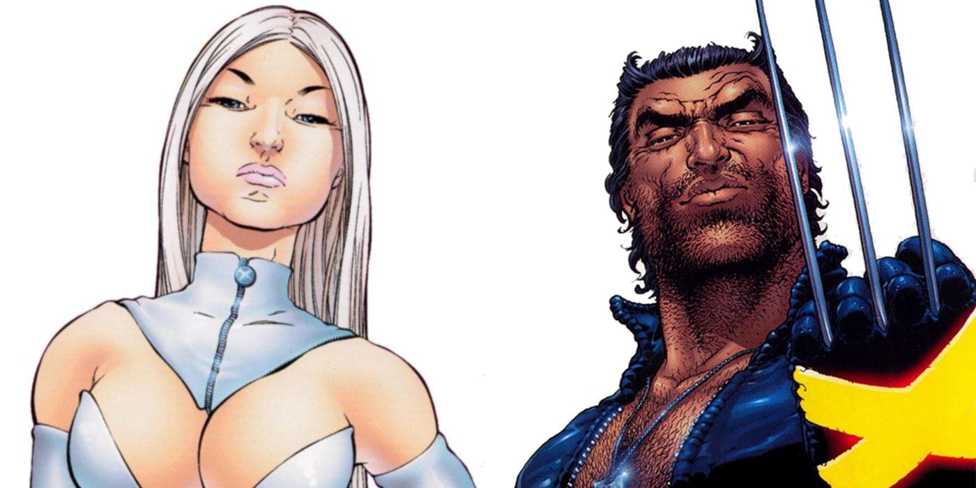Emma Frost and Wolverine of the X-Men
