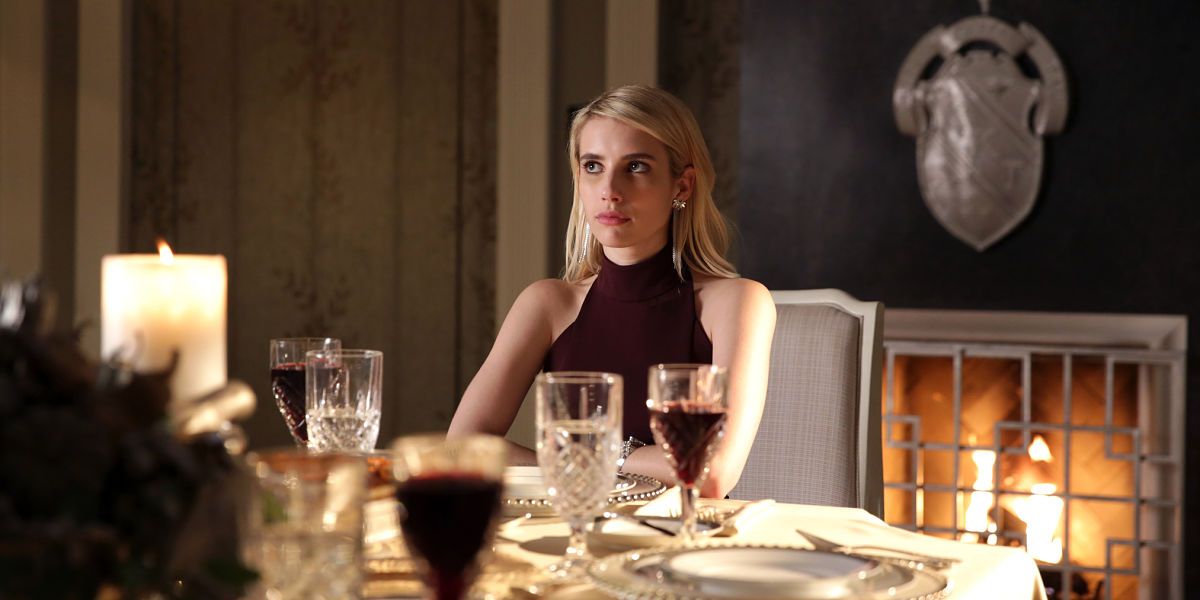 Emma Roberts as Chanel in Scream Queens episode 10 Thanksgiving