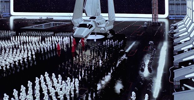Emperor's Arrival on Death Star in Return of the Jedi