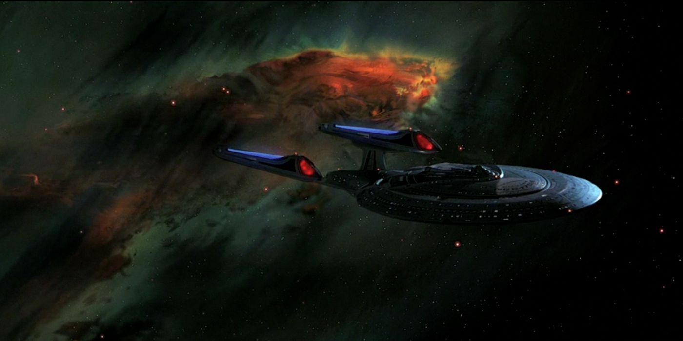 Enterprise E in Star Trek First Contact