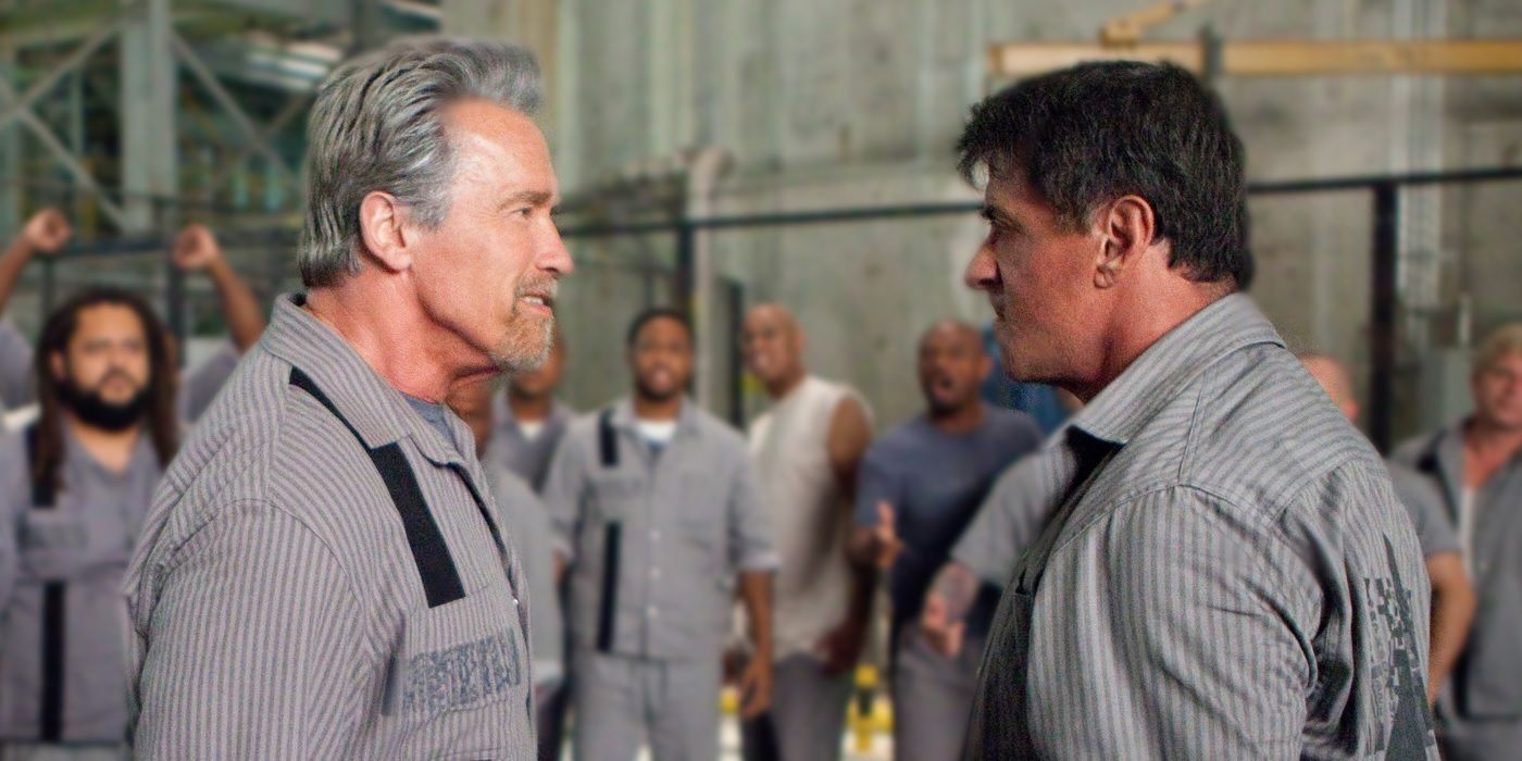 Sylvester Stallone and Arnold Schwarzenegger in Escape Plan