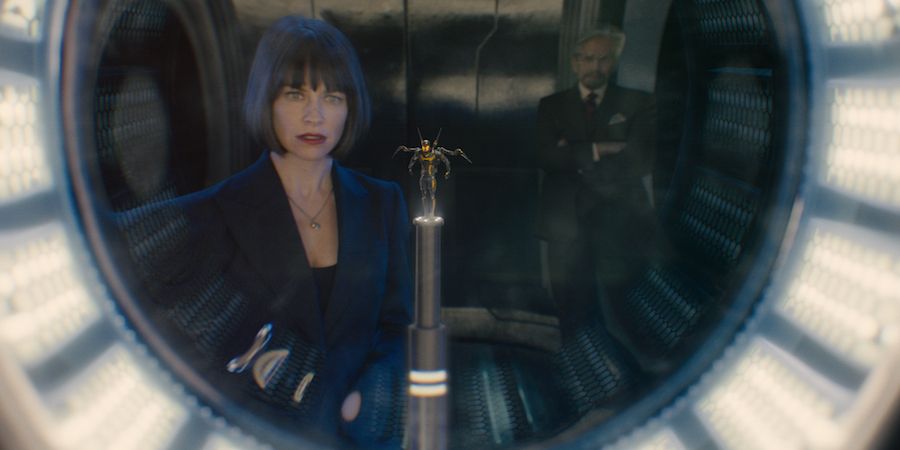 Evangeline Lily and Micahel Douglas in 'Ant-Man'
