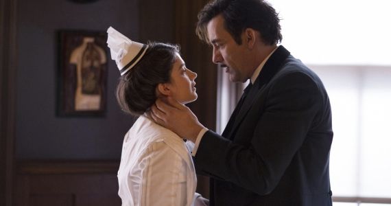 Eve Hewson and Clive Owen in The Knick season 1 episode 8