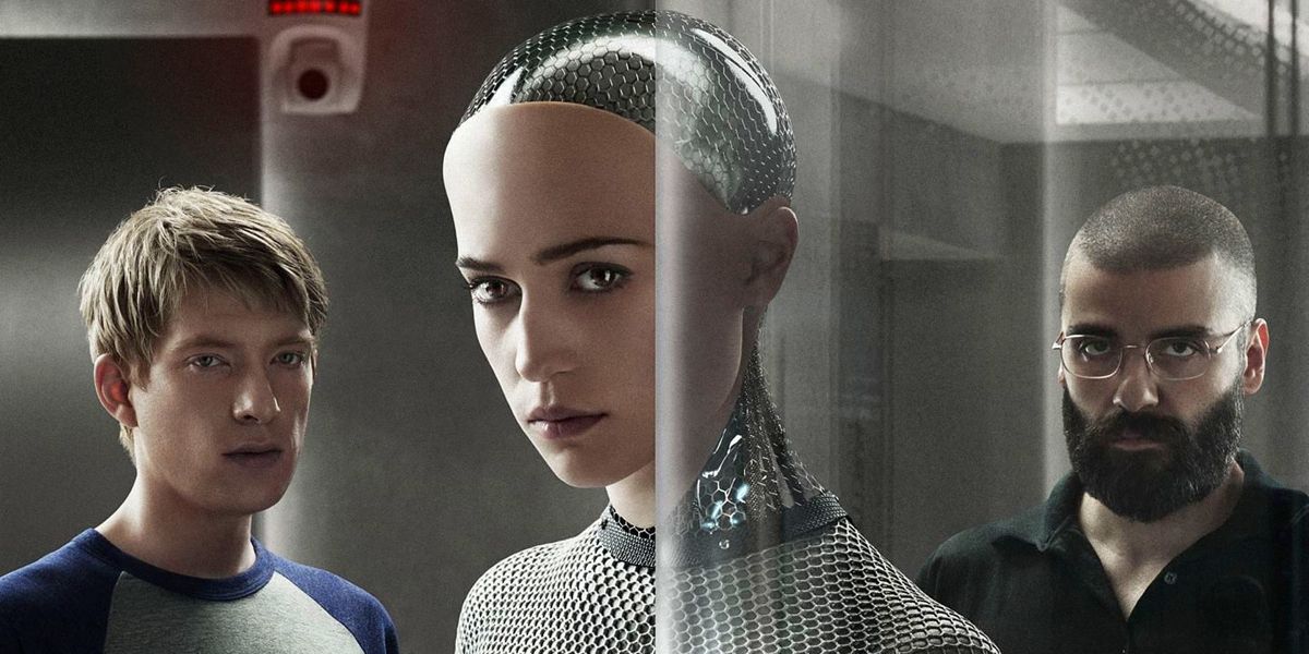 A collage of Ex Machina characters