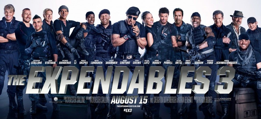 Expendables 3 Cast Banner