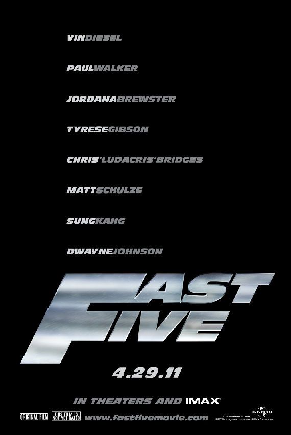 Fast five teaser poster