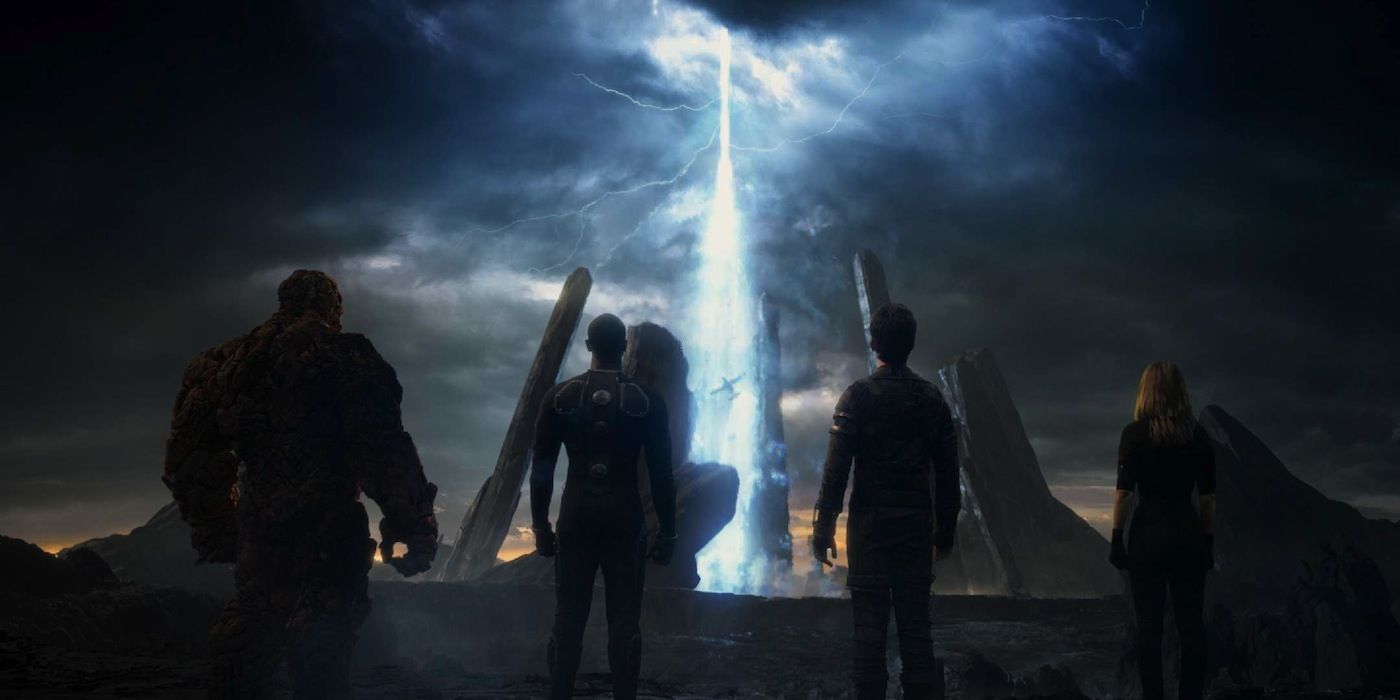 The final battle in the 2015 reboot of Fantastic Four