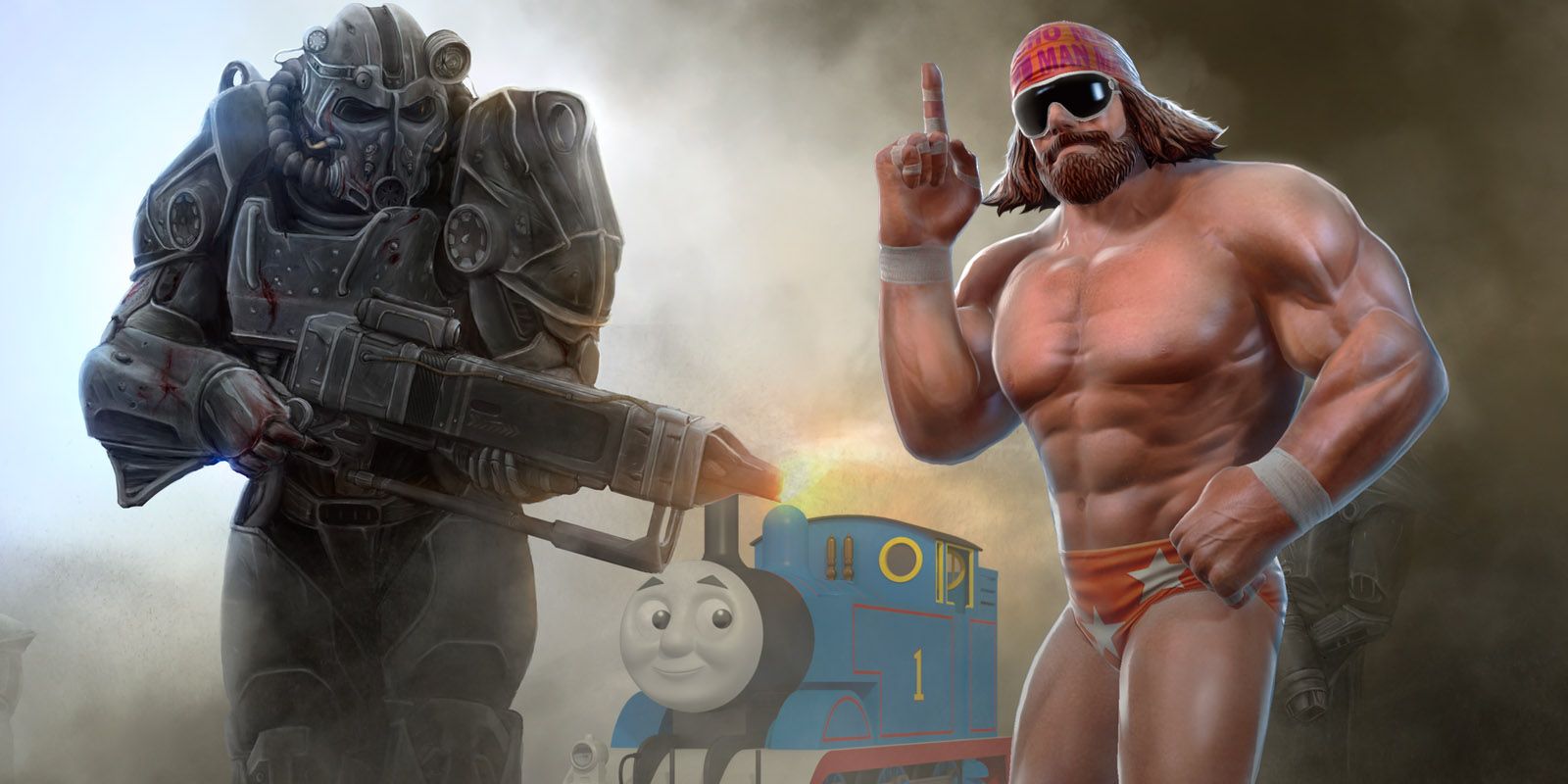 Fallout 4 Mods -Macho Man and Thomas the Tank