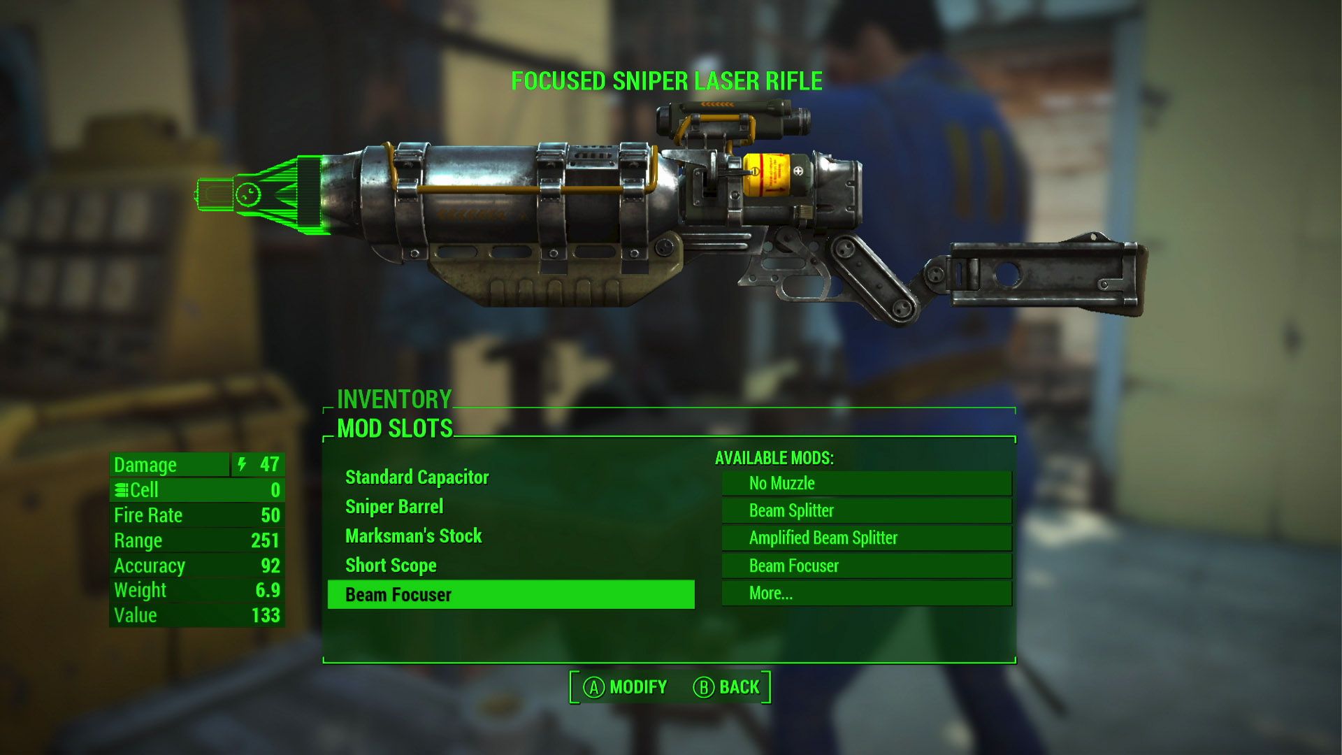 Fallout 4 Screenshot - Modding Weapons