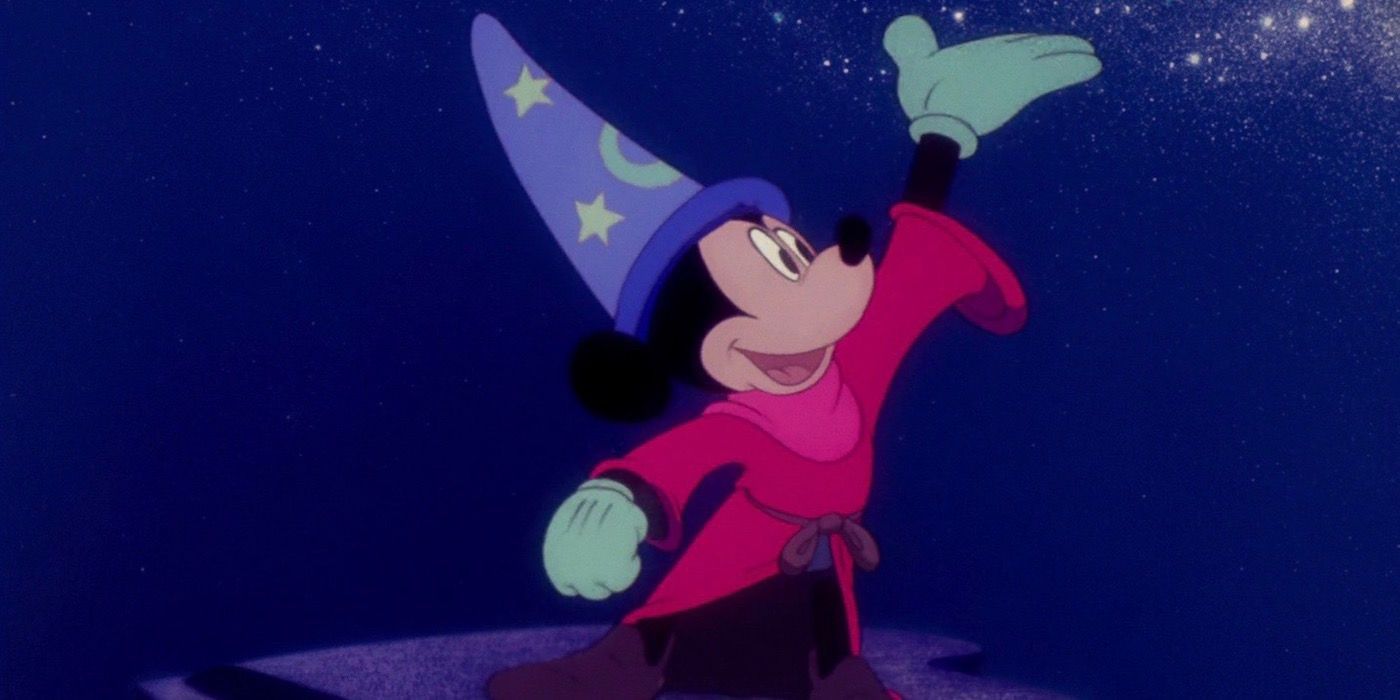Sorcerer Mickey in Disney's Fantasia