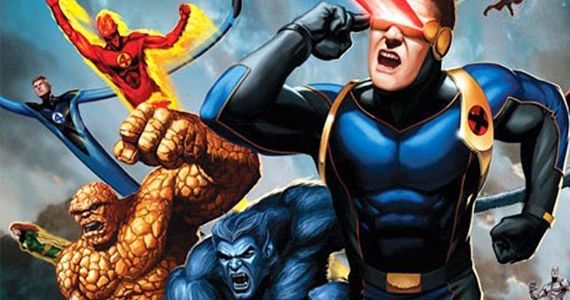 Fantastic Four X-Men Marvel Team-up