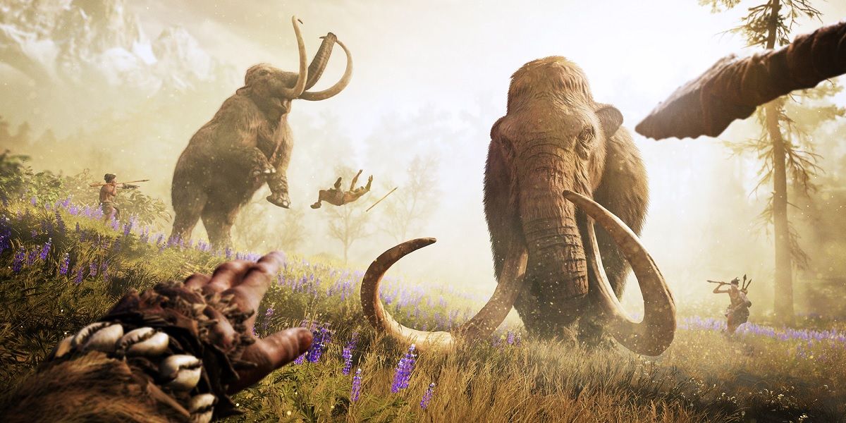 Far Cry Primal mammoth hunting