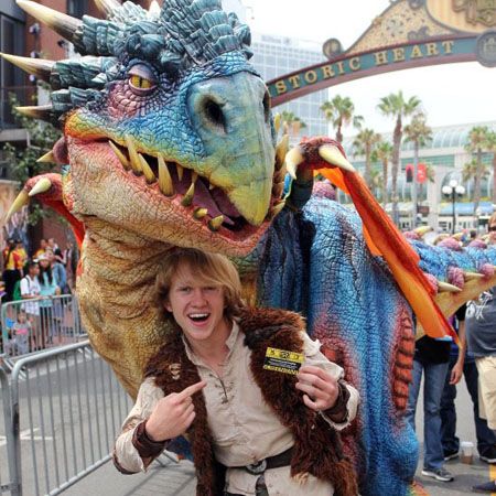 Favorite Comic Con Cosplay 2013 - Deadly Nadder and Hiccup