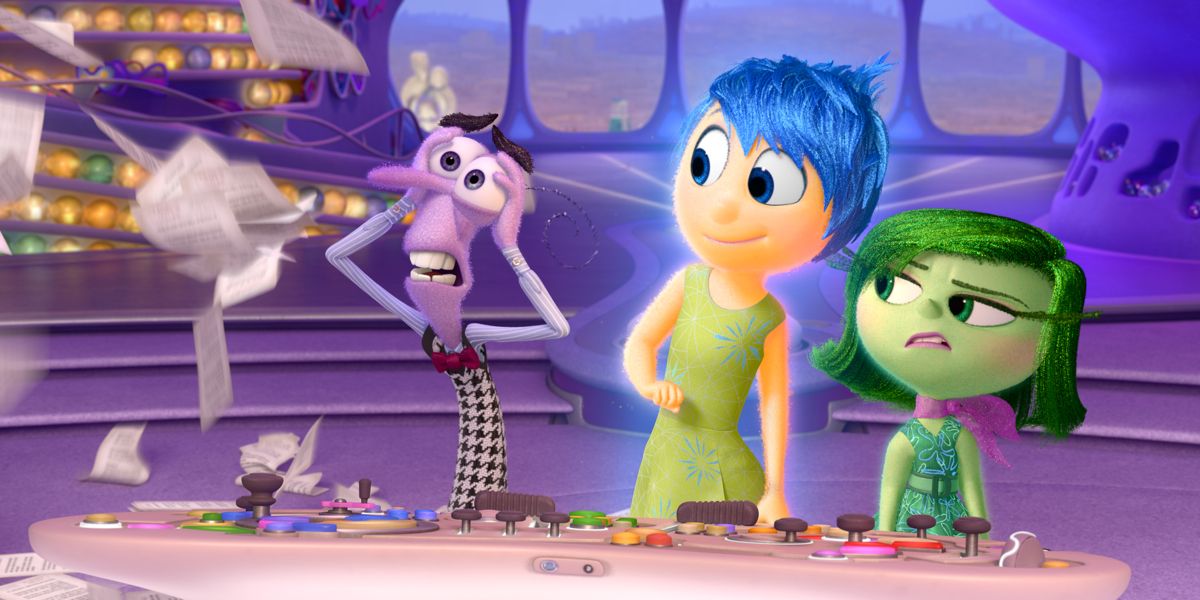 Fear Joy and Disgust in 'Inside Out'