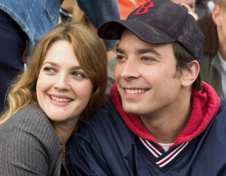 Drew Barrymore and Jimmy Fallon in Fever Pitch