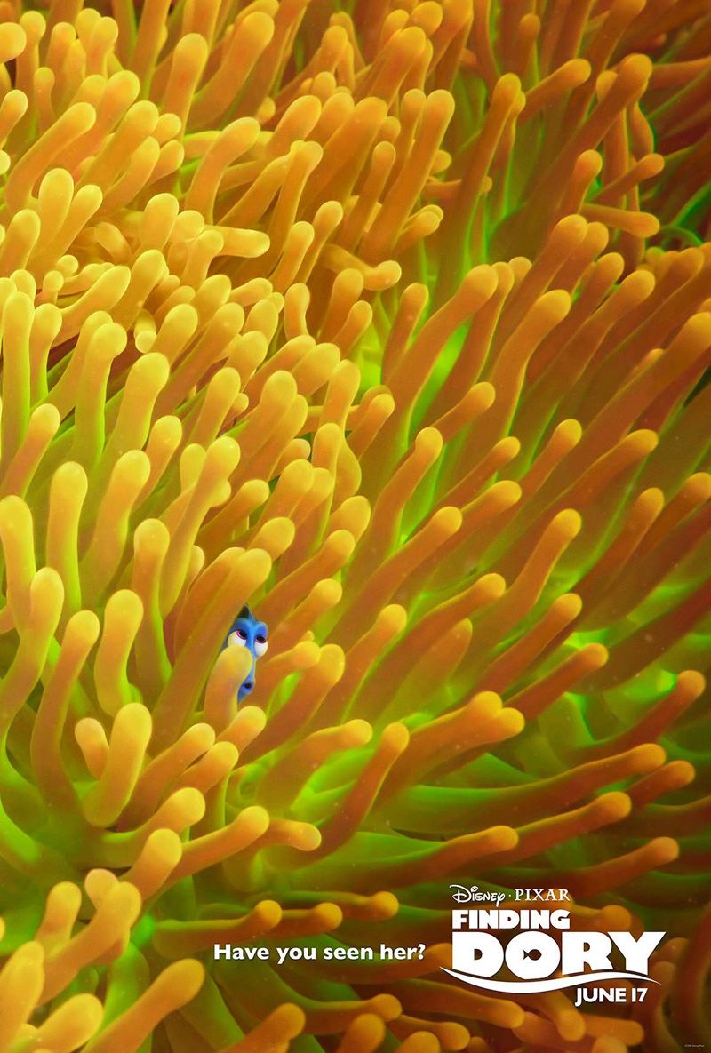 Finding Dory anemone poster
