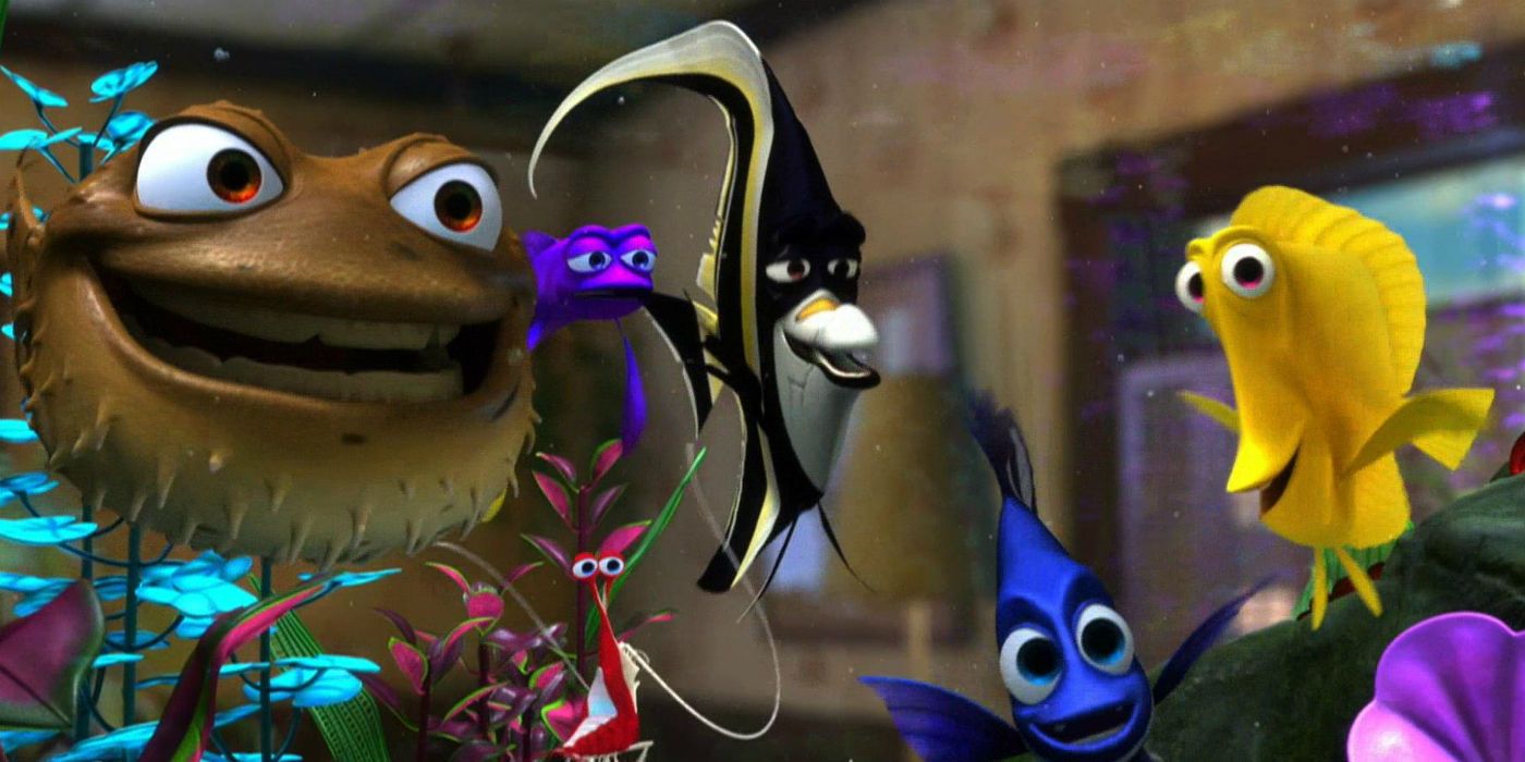 Finding Nemo - Dirty fish tank clip 