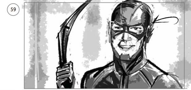 Flash Arrow Brave and Bold Storyboard 2