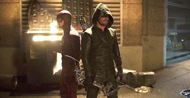 Flash vs Arrow Barry Allen and Oliver Queen