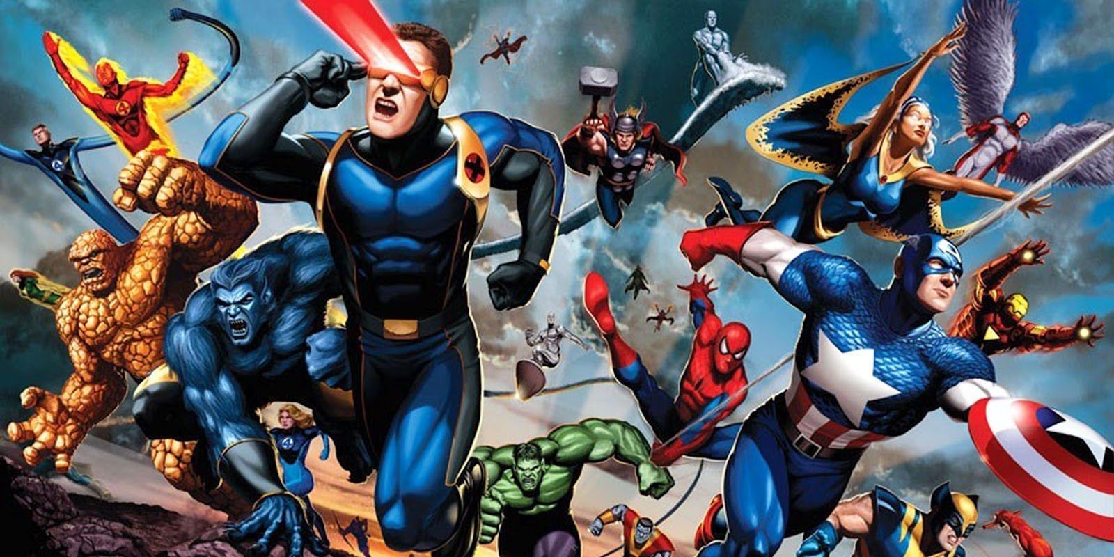 Fox Marvel Team Up Avengers Fantastic Four Spider-Man
