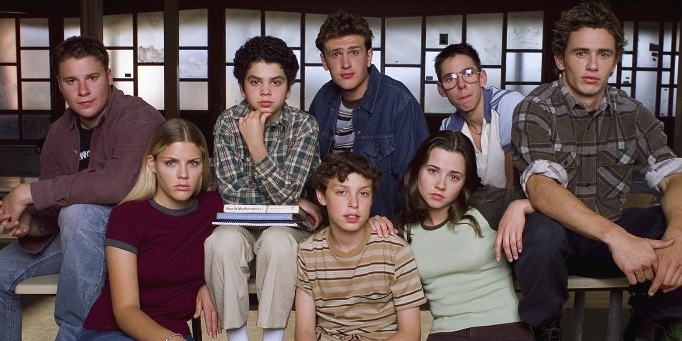 Freaks and Geeks cast promo photo.