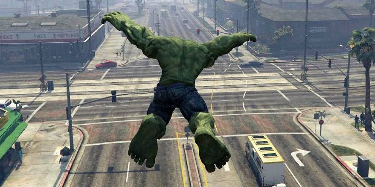 Grand Theft Auto V Mod Unleashes The Hulk