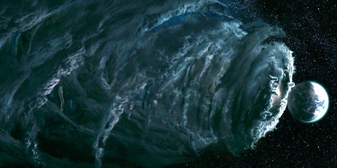 Cloud form of Galactus in Fantastic Four: Rise of the Silver Surfer