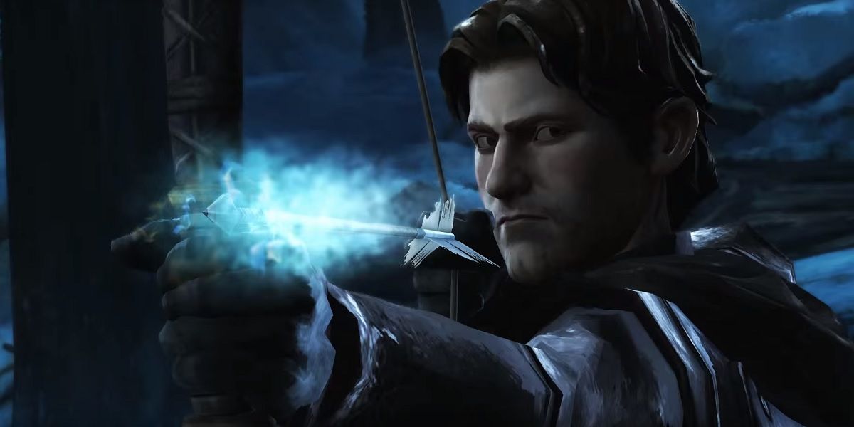 Gared firing an arrow in Game of Thrones video game