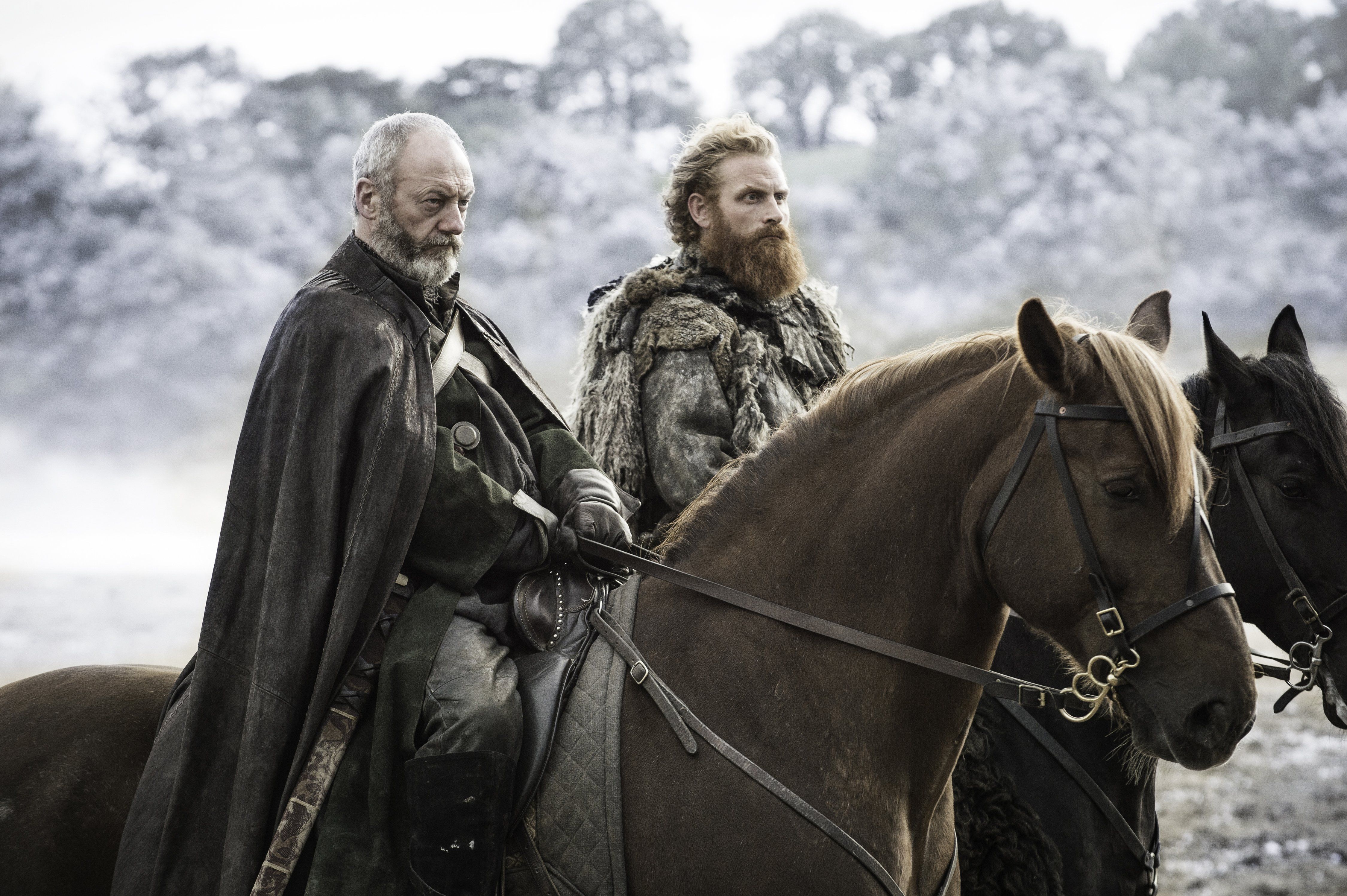 Game of Thrones Battle of the Bastards Davos Tormund