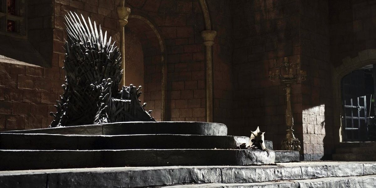 Game of Thrones Iron Throne empty