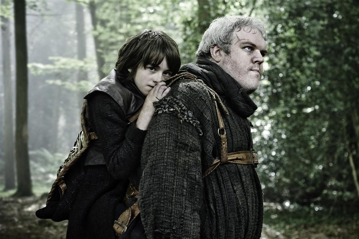 Game-of-Thrones-Season-2-Bran Stark and Hodor-Issac Hempstead-Wright and Kristian Nairn
